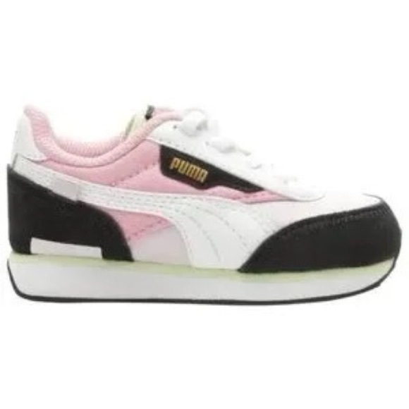 Puma Shoes - Puma Athletic Sneakers - White, Pink, Black size 5.5